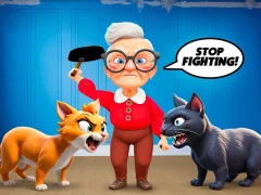 بازی Cat and Granny آنلاین