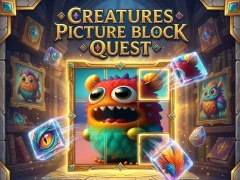 بازی Creatures Picture Block Quest آنلاین