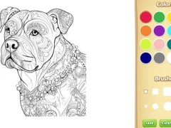 بازی Dog Coloring Book for Adults آنلاین