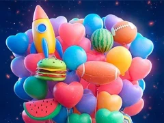 بازی Merge 3D - Match 3 Balloons آنلاین