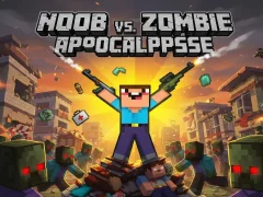 بازی Noob vs Zombie Apocalypse آنلاین
