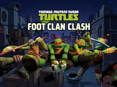 بازی Teenage Mutant Ninja Turtles Foot Clan Clash آنلاین