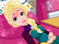بازی Elsa Stomach Virus آنلاین