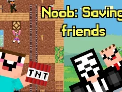 بازی Noob: Saving Friends آنلاین