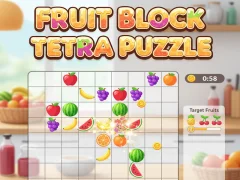 بازی Fruit Block Tetra Puzzle آنلاین