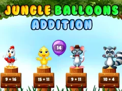 بازی Jungle Balloons Addition آنلاین