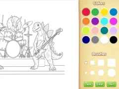 بازی Dinosaur Coloring Book For Kids آنلاین