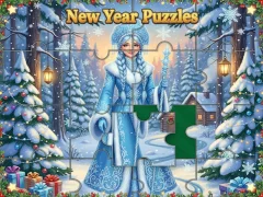 بازی New Year Puzzles آنلاین