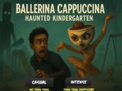 بازی Ballerina Cappuccina Haunted Kindergarten آنلاین