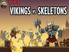 بازی Vikings Vs Skeletons آنلاین
