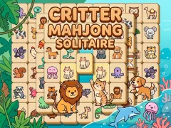 بازی Critter Mahjong Solitaire آنلاین