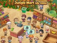 بازی Jungle Mart idle game آنلاین