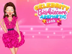 بازی Celebrity BarbieCore Aesthetic Look آنلاین