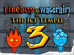 بازی Fireboy and Watergirl 3 - The Ice Temple آنلاین