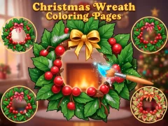 بازی Christmas Wreath Coloring Pages آنلاین