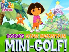 بازی Dora The explorer Dora's Star Mountain Mini-Golf آنلاین