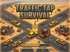 بازی Traffic Tap Survival آنلاین