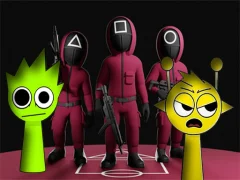 بازی Squid Game Sprunki FNF Battle آنلاین