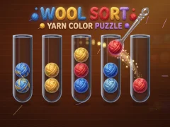 بازی Wool Sort Yarn Color Puzzle آنلاین
