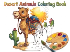 بازی Desert Animals Coloring Book آنلاین