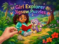 بازی Girl Explorer Jigsaw Puzzles آنلاین