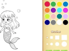 بازی Mermaid Coloring Book For Kids آنلاین