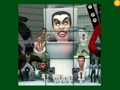 بازی Skibidi Toilet Sliding Puzzle آنلاین