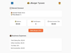 بازی Jburger Tycoon آنلاین