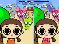 بازی Sprunki and Squid Game Difference آنلاین