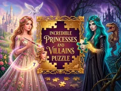 بازی Incredible Princesses and Villains Puzzle آنلاین