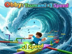 بازی Obby: Tsunami +1 speed آنلاین