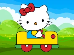 بازی Cute Kitty Car Jigsaw آنلاین