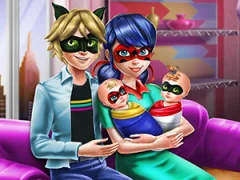 بازی Dotted Girl Family Day آنلاین