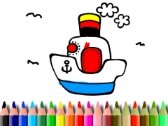 بازی Back to School: Boat Coloring آنلاین