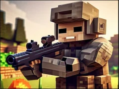 بازی Pixel Village Battle 3D.io آنلاین