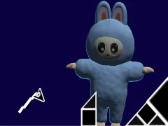 بازی Labubu Geometry Dash آنلاین