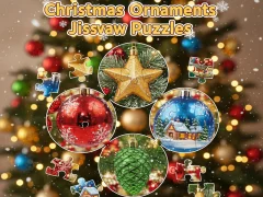 بازی Christmas Ornaments Jigsaw Puzzles آنلاین