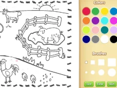 بازی Farming Coloring Book For Kids آنلاین
