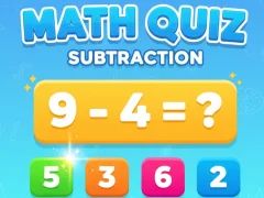 بازی Math Quiz - Subtraction آنلاین