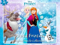 بازی Anna Frozen Jigsaw Puzzle Collection آنلاین