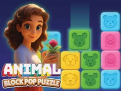 بازی Animal Block Pop Puzzle آنلاین