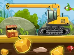 بازی Gold Truck Crane آنلاین