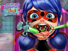 بازی Dotted Girl Throat Doctor آنلاین