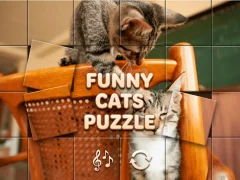 بازی Funny Cats Puzzle آنلاین