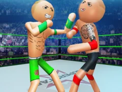 بازی Police Stick Man Wrestling Fighting آنلاین
