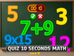 بازی Quiz 10 Seconds Math آنلاین