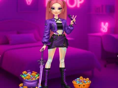 بازی K-Pop Halloween Dress Up آنلاین