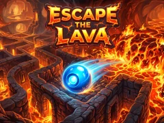 بازی Escape the lava آنلاین