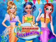 بازی Mermaid New Year Celebration آنلاین