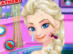 بازی Ice Queen Acne Treatment آنلاین